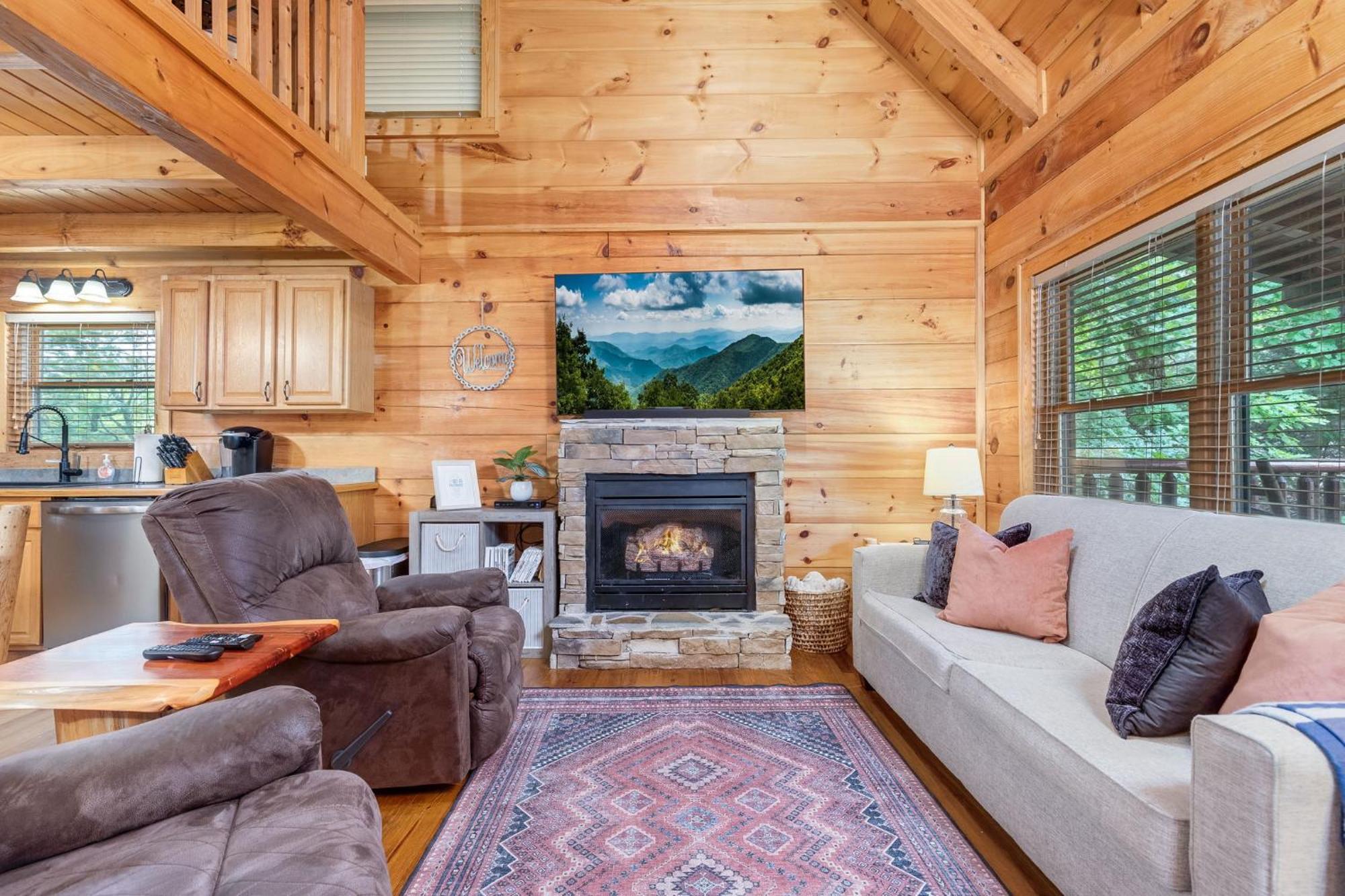 Elegant & Cozy Cabin Near Pigeon Forge Sevierville Buitenkant foto